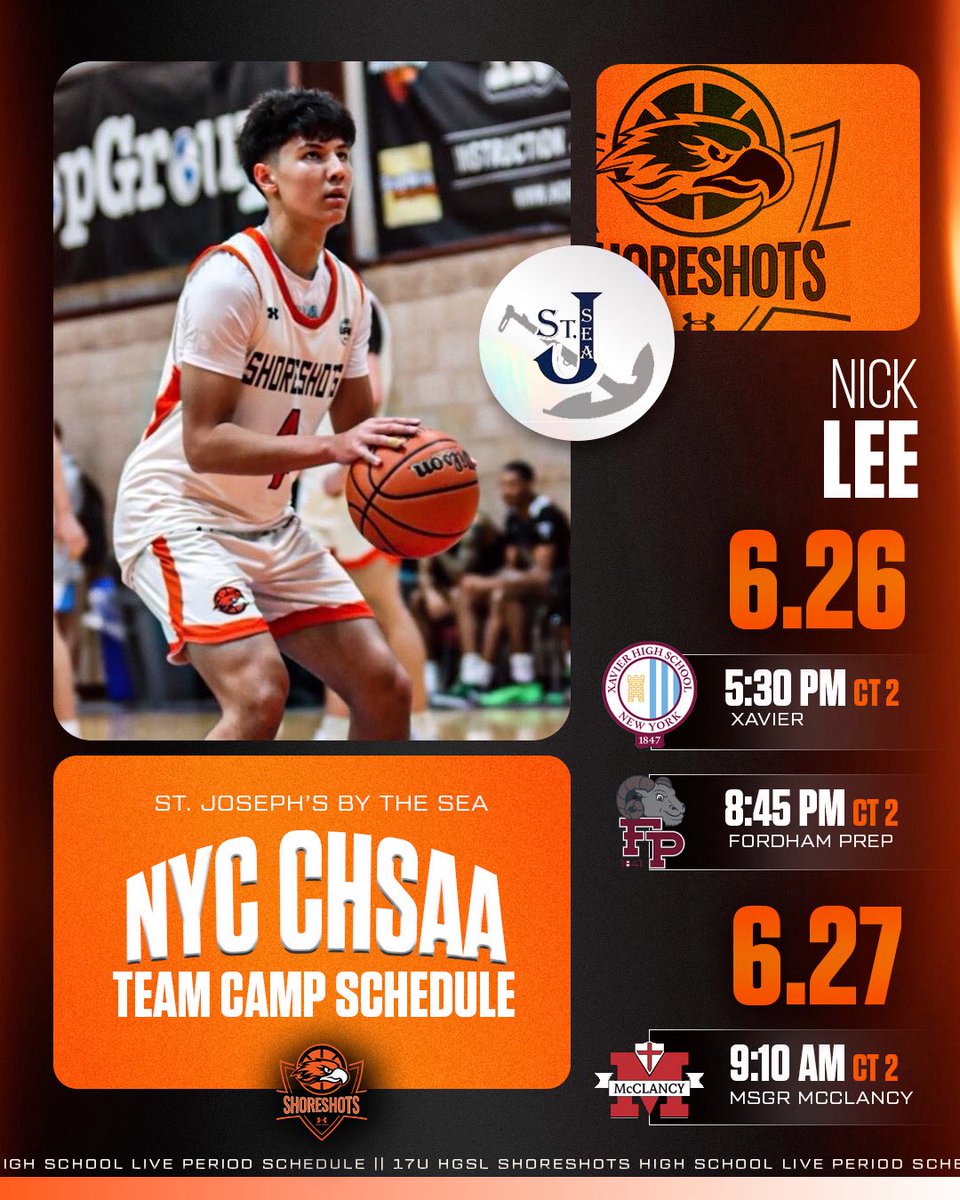 NJShoreshotBoys's tweet photo. 🚨Don’t miss @SeaVikingsBball Point Guard, @NLee2027 at this upcoming NYC CHSAA live period event from 6/26-27🚨

Nick stood out this spring with his lightning quick first step to get to the rim or find others for open shots. Nick is also a high level 3 point shooter who can shoot it off the bounce, off the catch, and even from deep!Nick’s versatility to play on or off the ball while still impacting the game was extremely impressive this past spring and we are excited to see more of it this summer! 

#NJShoreshotsHGSL