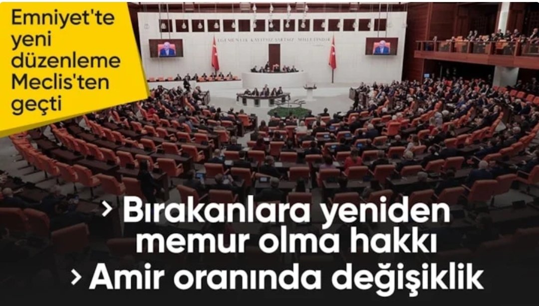avkursatemre's tweet photo. Konu emniyet olunca haber başlıkları bile manipülasyon 
Bırakanlara yeniden memur olma hakkı yanlış ❌
Sağlık sebebiyle ilişiği haksız yere kesilenlere atanma hakkı doğru ✅
Emniyette olumlu düzenleme yanlış ❌
Polise yararlı hiçbir düzenleme yok doğru ✅ https://t.co/5DahtQ653Y