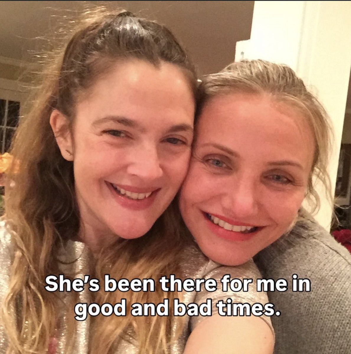 notgwendalupe's tweet photo. Drew Barrymore showing love towards Cameron Diaz on Instagram 🤍 https://t.co/1H5EouiJ0U