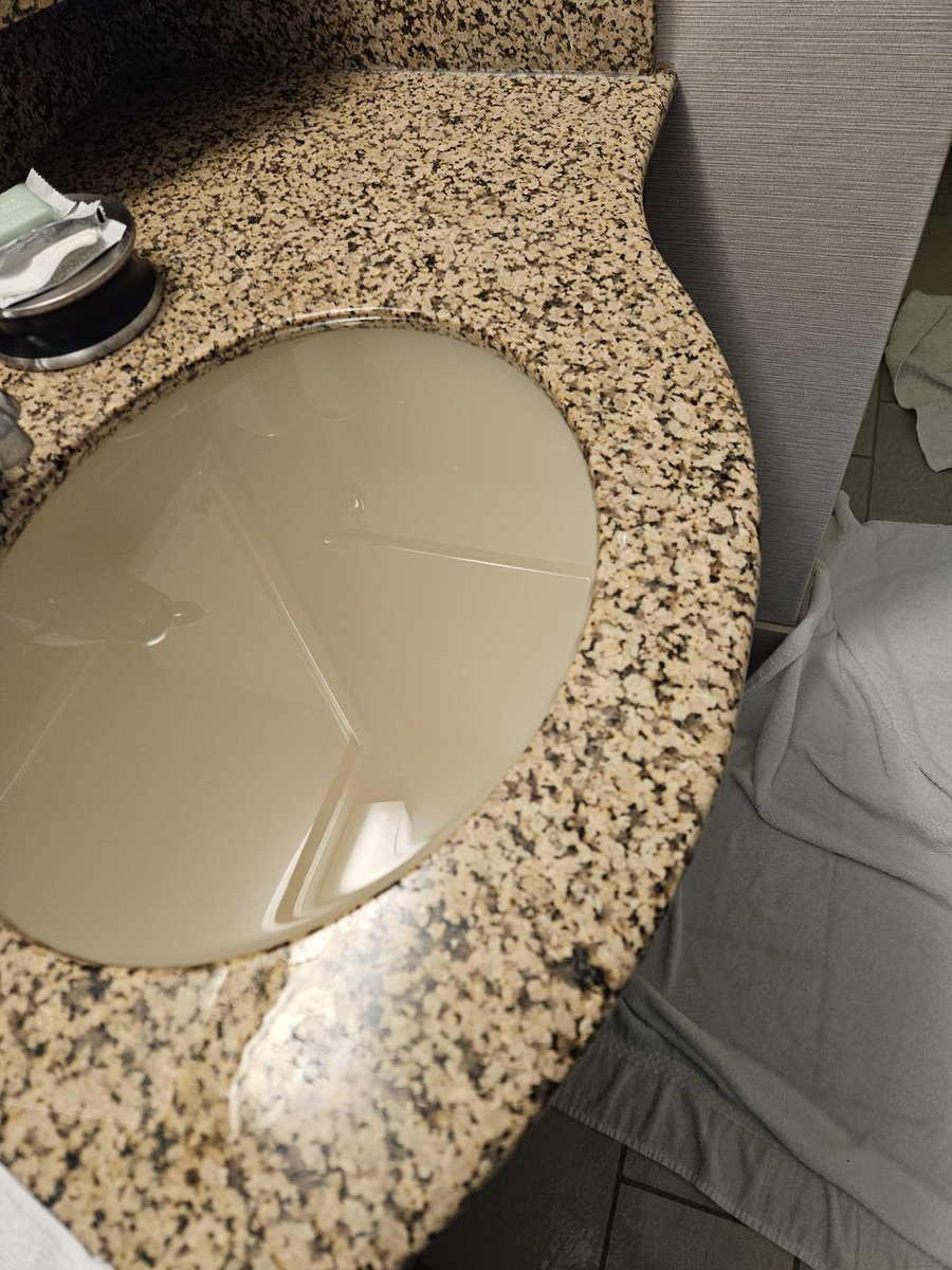 Jhorto34's tweet photo. @CourtyardCanton @MBonvoyAssist I am disappointed that Marriott does not believe a bathroom fixture overflowing with dirty water while I was preparing for a family funeral warrants compensation beyond points. And the property is labeled as the official hotel of @ProFootballHOF. https://t.co/RvsXGEMVlh