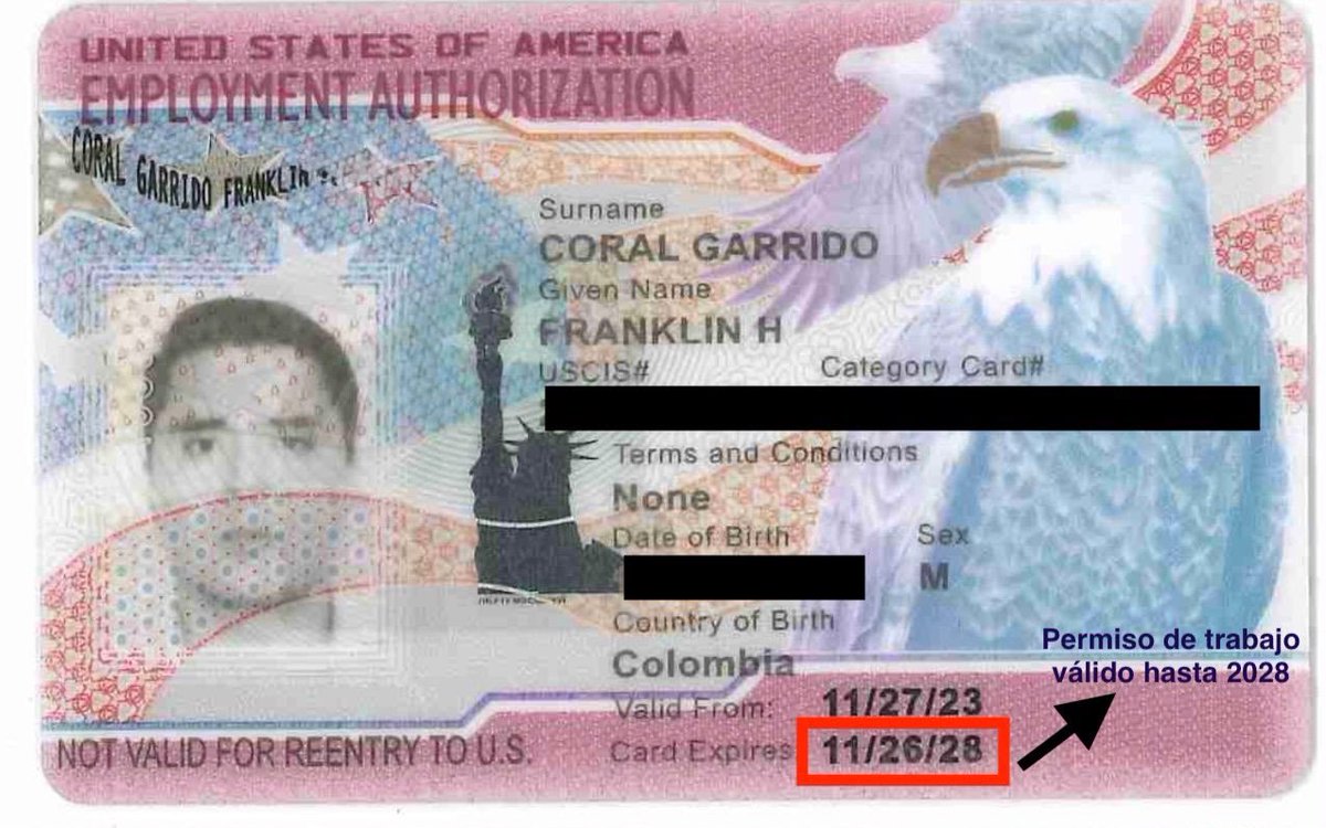 Betocoralg's tweet photo. Estos documentos demuestran que Beto Coral solicitó asilo político dentro del tiempo de permanencia autorizado en Estados Unidos.

El 12 de mayo de 2016, USCIS emitió el acuse de recibo de su solicitud de asilo, presentada antes del vencimiento de su permanencia autorizada en el país.

También demuestran que contaba con un permiso de trabajo vigente expedido por USCIS hasta noviembre de 2028.

Los documentos hablan por sí solos.