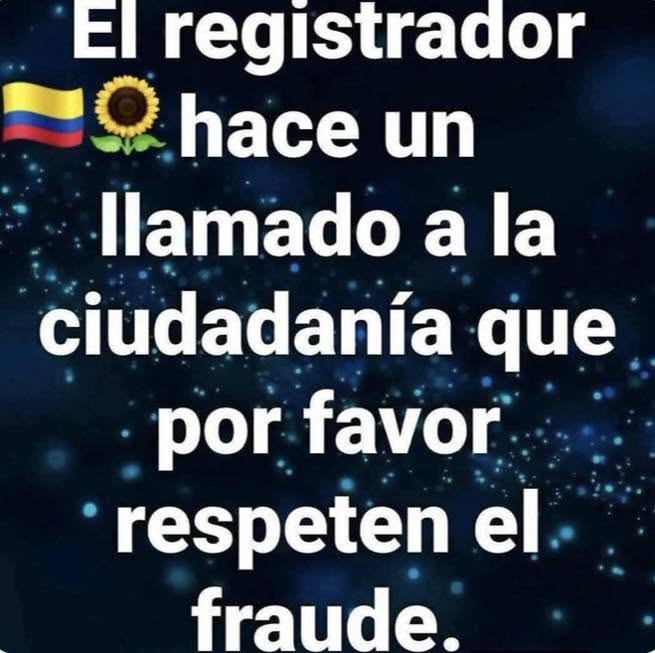 ogos80's tweet photo. @Registraduria bien ratas que si salieron. https://t.co/gyfKvWYBTg