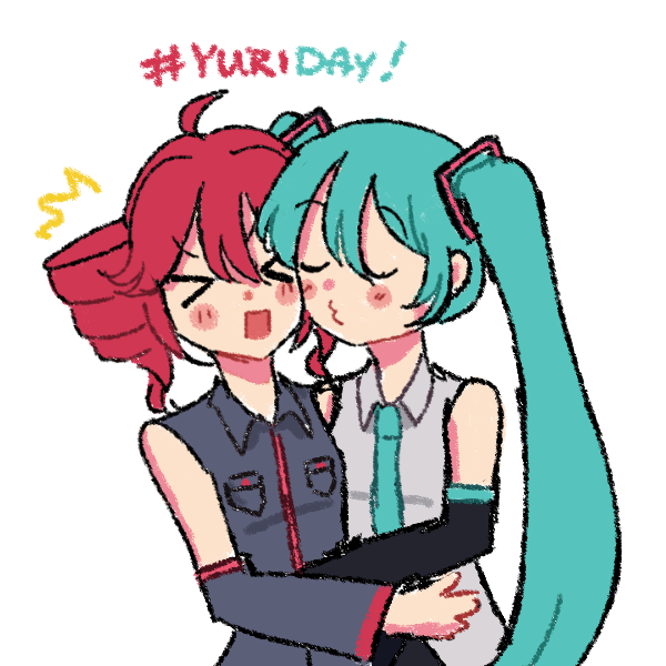 muurimi's tweet photo. #百合の日 #初音ミク #重音テト https://t.co/8iiauO2h8x