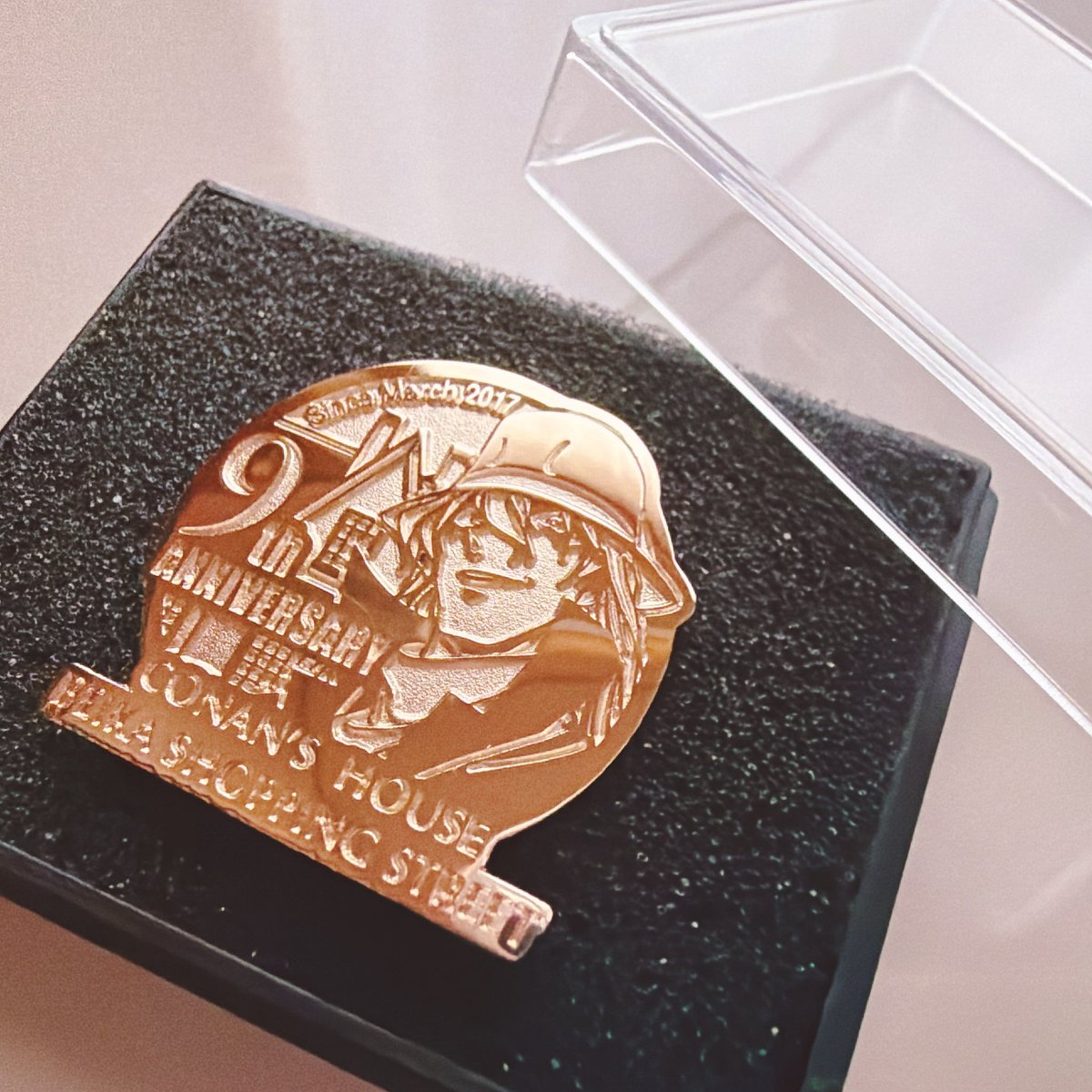 コナン百貨店さん9周年ピンバッジ！ 時差投稿すぎる！笑(完売しちゃい