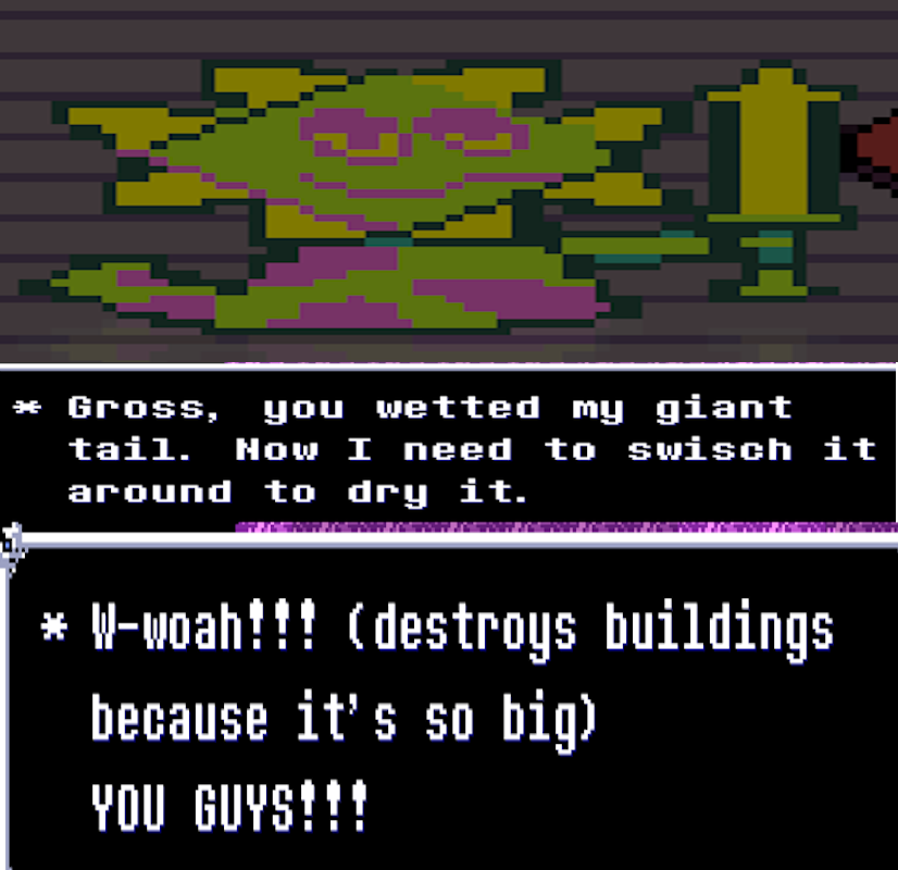 Hash37x2's tweet photo. Played sum #deltarune
Yet to actually finish chapter 5 (though I am very close) but it's very cool and awesome https://t.co/Pajcq18quf