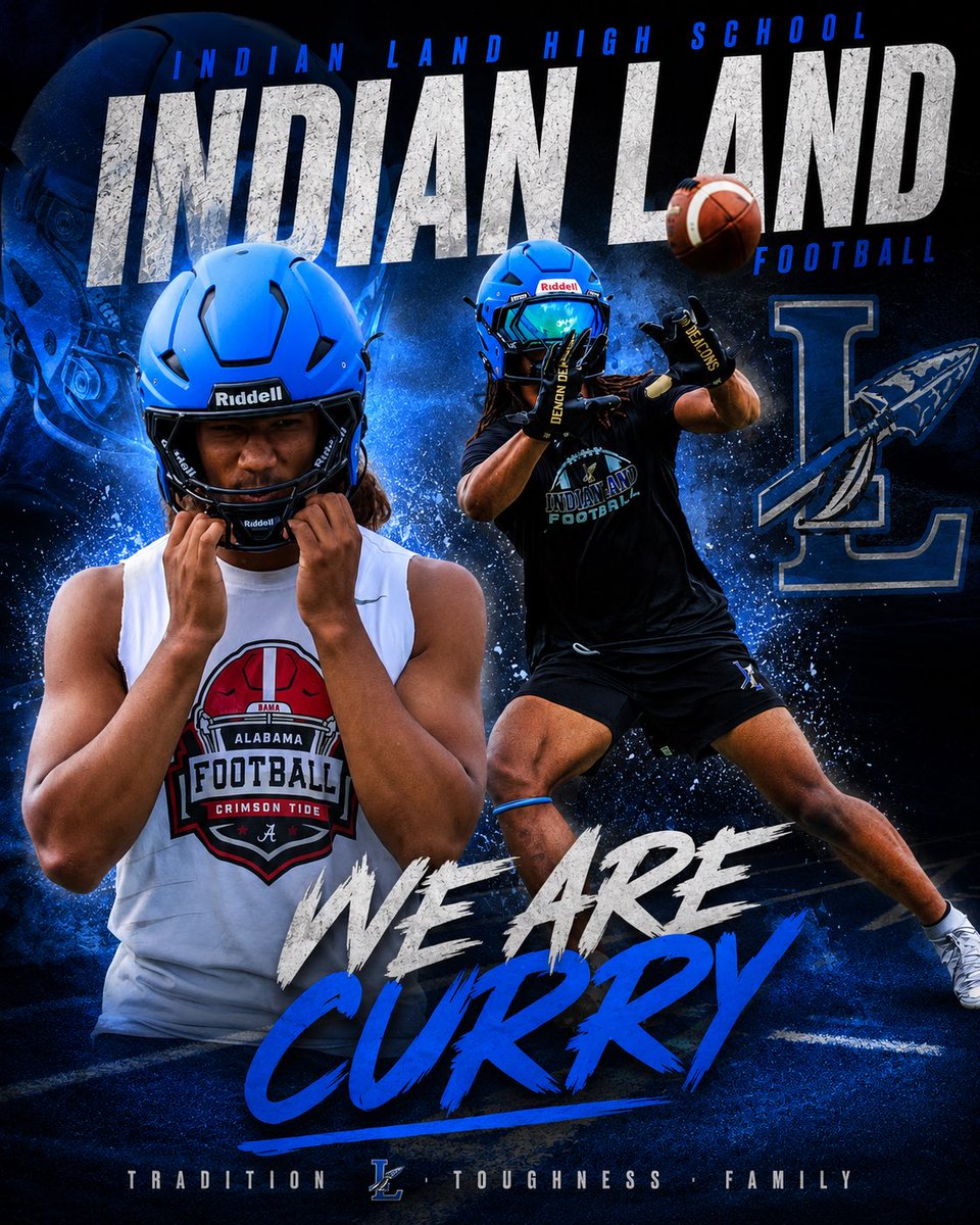 WeAreCurryFam's tweet photo. I’m excited for @Twincurry_5959 &amp; @mcurry_017 and there opportunity with @Indian_Land_FB https://t.co/1JTTR4cCkw