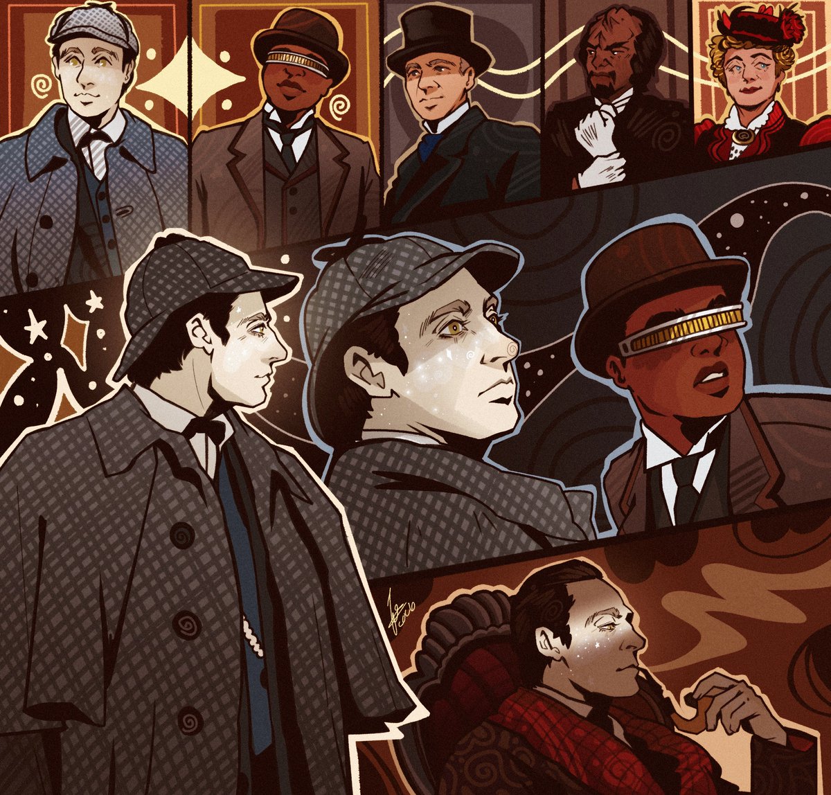 schumisnoopy's tweet photo. drawings of star trek episodes https://t.co/KTV76t7Vyf