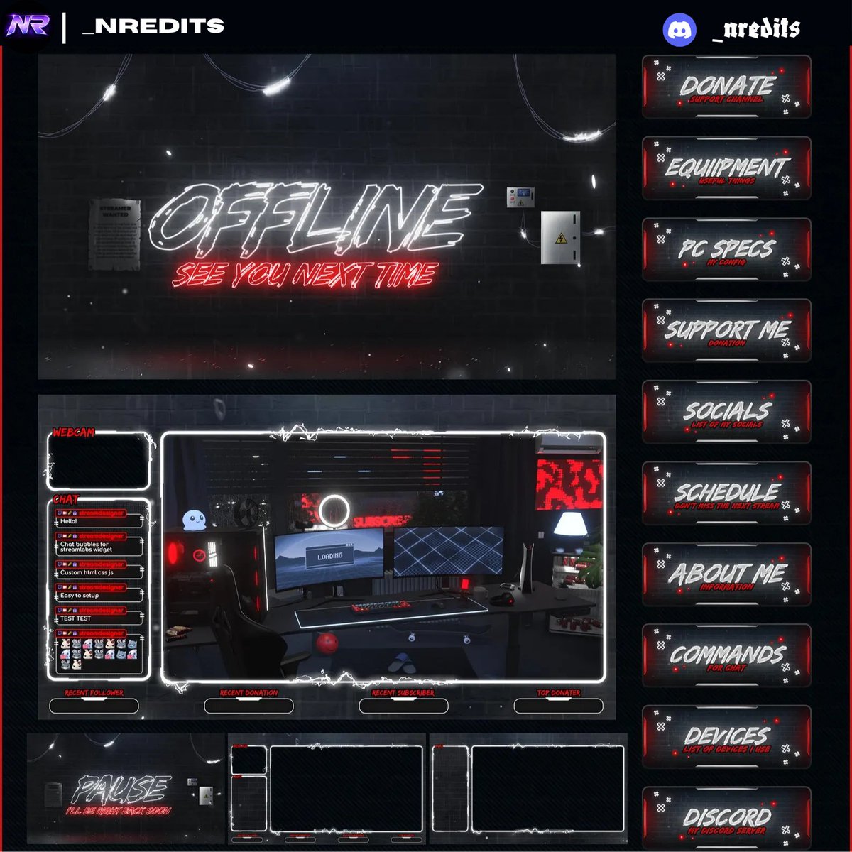 _nredits's tweet photo. Good content gets viewers. Great branding keeps them coming back.

Fully animated stream packages designed to help creators look as professional as their content. 

Looking to upgrade your stream branding? Let's talk.

#StreamingSetup #TwitchDesign #GamingBranding https://t.co/XAIBq71Pta