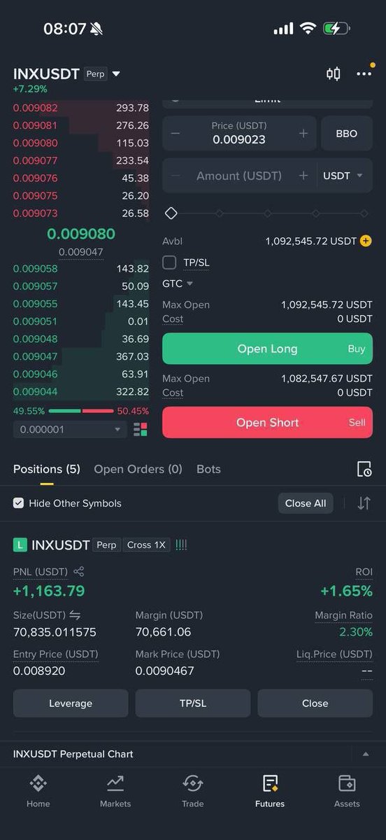 Seangblue's tweet photo. #INX up.

#TAO $DOGE $BTC $ETH $SPY $QQQ $SOL $GME $AMC $ADA $COIN $HOOD $SMC

Click below to join our free signal group ⬇️

https://t.co/uvvLBQBsjo https://t.co/YiKbgWDIKp