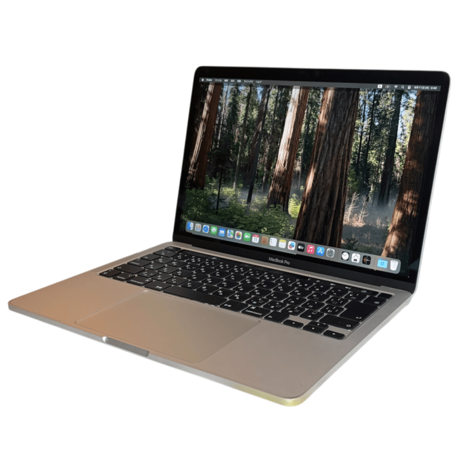 PC_works180's tweet photo. Apple/MacBook Pro入荷
在庫：1点のみ／早い者勝ち
ＣＰＵ：Corei5-8世代
Ｏ　Ｓ：sequoia15.7.4
メモリ：8GB
容　量：SSD 512GB
液　晶：13inch

￥45,800 （税込）

13インチのコンパクトボディで持ち運びにも便利🍎
 SSD512GB搭載で写真や動画の保存もたっぷり！💻
macOS Sequoia搭載で、普段使いからお仕事まで快適にお使いいただけます✨
#中古パソコン

#PCワークス