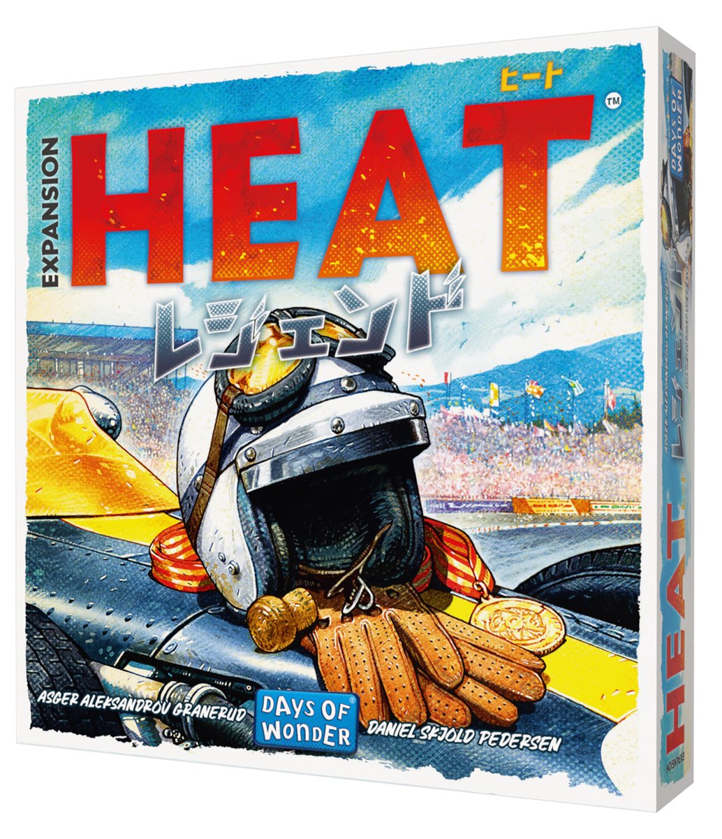 HobbyJAPAN_GAME's tweet photo. 【新製品案内1/2】本日『ヒート：レジェンド』の案内を各取引先様に送付いたしました。今回の拡張はNPCである「レジェンド」に特化した内容です。 近日中に各店舗様で受注がはじまると思いますので、よろしくお願いいたします。 #BoardgameJP https://t.co/DvJJKKcm56