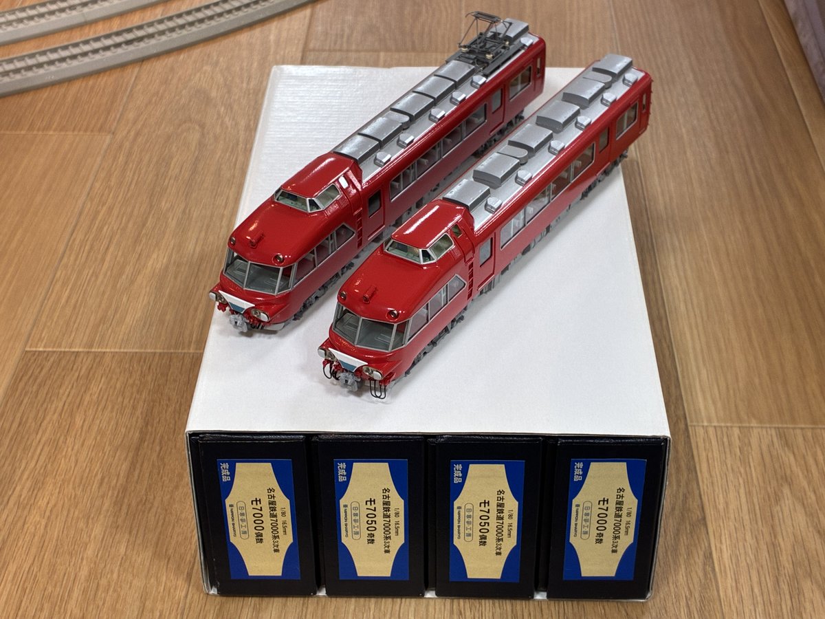 有楽町店】 商品：日車夢工房 名鉄7000系3次車4両セット 状態：付属品 