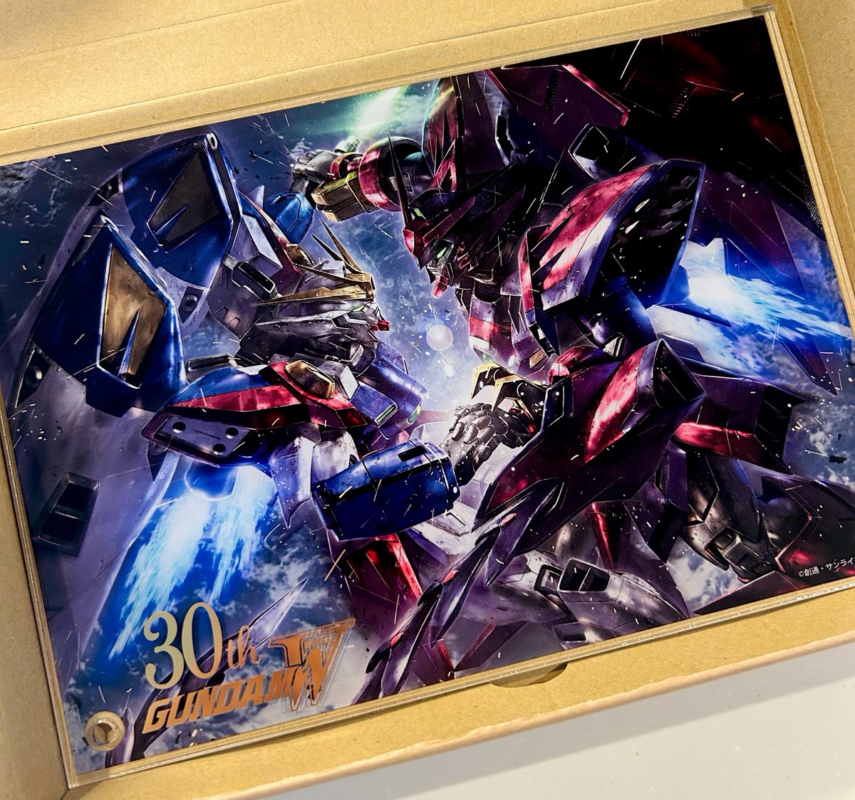 新機動戦記ガンダムW Endless Waltz アクリルアートパネル届いた 