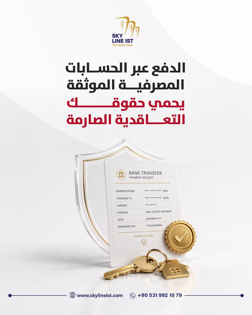 skylineistar's tweet photo. تجنب الدفعات النقدية
الحوالات البنكية المرفقة ببيان الغرض هي دليلك القانوني القاطع أمام المحاكم لحماية استثماراتك

تواصل معنا الآن

#قانون_العقارات #استثمار_آمن https://t.co/15uYUYB0e8