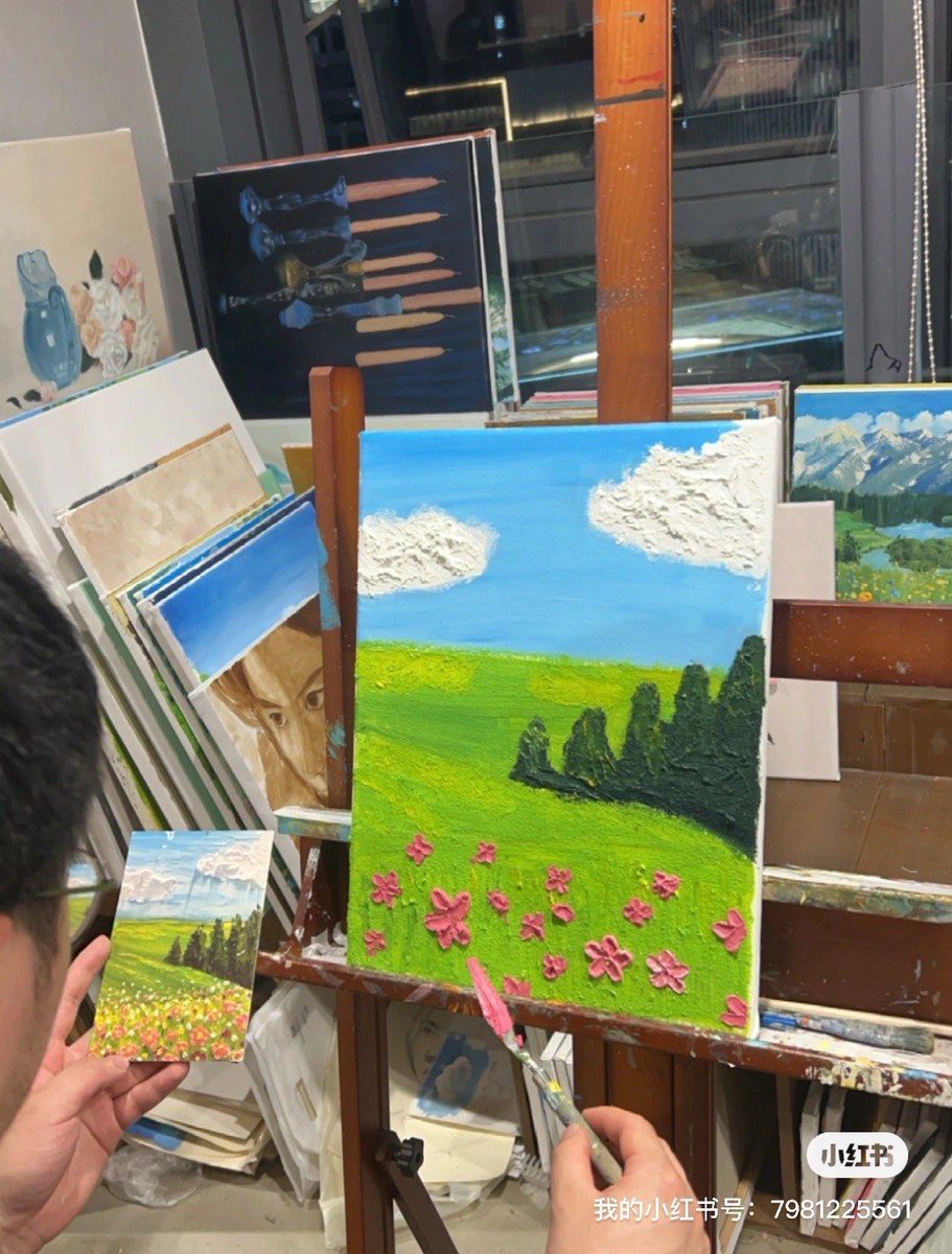 NeMoDOZA_'s tweet photo. Just got lost in the immersive color play at the city’s new pop-up art studio—brush strokes turning simple pigments into endless wonder. Stop by if you’re craving a quick dose of creative joy! https://t.co/urU9sg8nu9