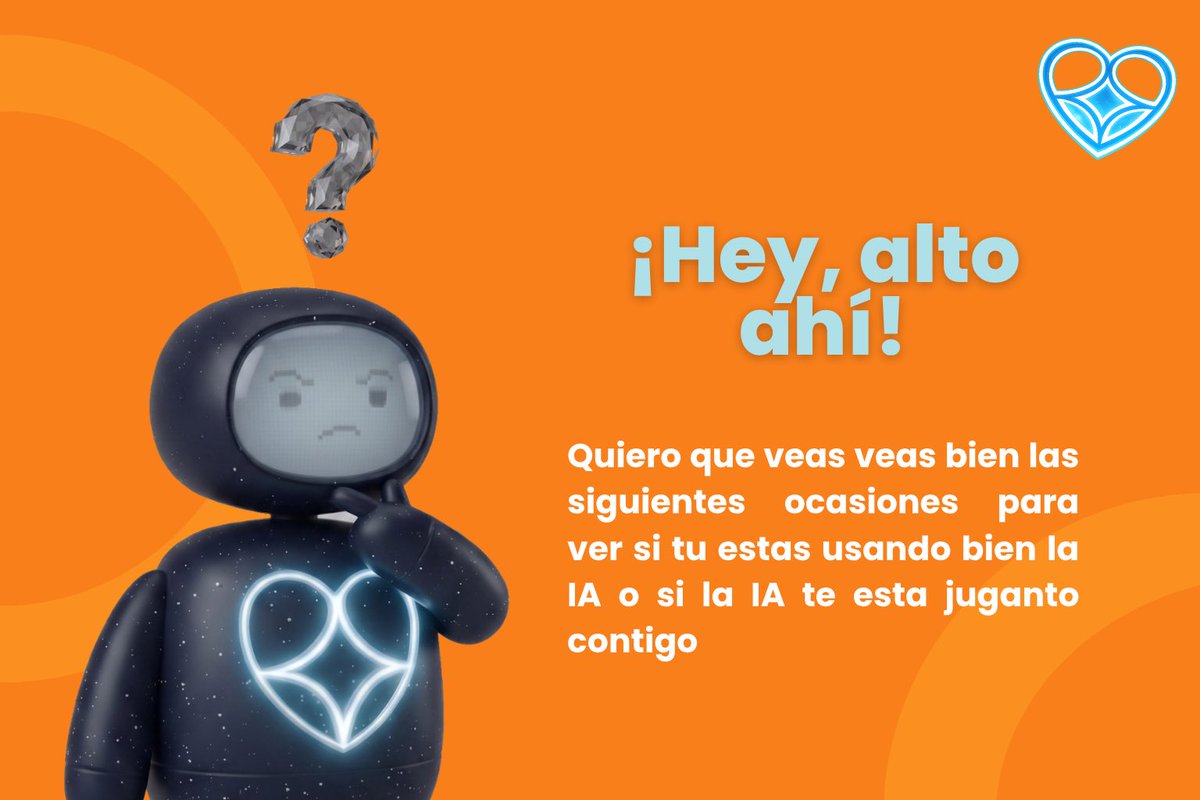 generacion_IA's tweet photo. ✨🤖 ¿La IA te está ayudando… o te está metiendo en problemas sin que te des cuenta? 👀
Antes de copiar, pegar y entregar, recuerda esto:
🔍 Si algo suena raro, demasiado impactante o difícil de creer, ¡verifícalo!
#ConfIA #GenIA https://t.co/0kmSgKdOFR