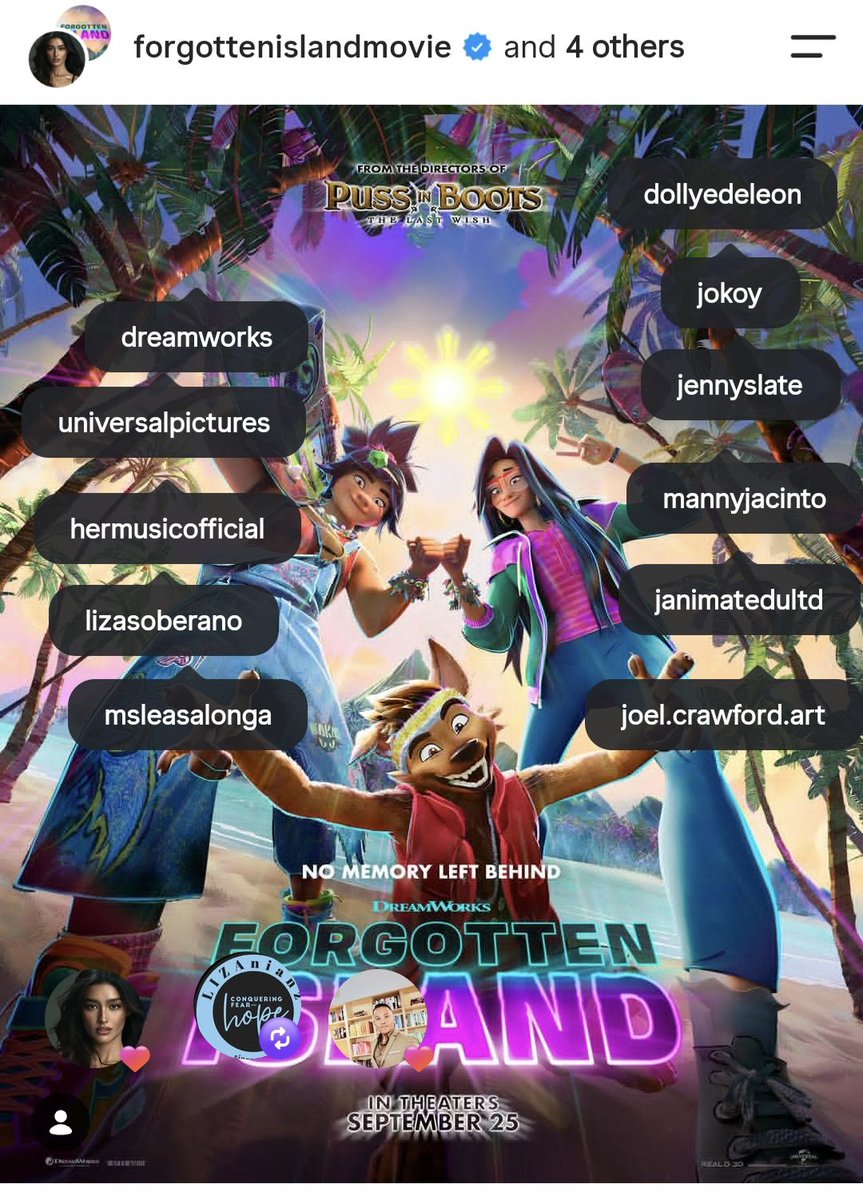 achilles_golds's tweet photo. Kudos to the team behind this amazing film. 👏 👏👏

#FORGOTTENISLAND

See you in PH theaters on September 23rd.

Can't wait anymore!!! https://t.co/91VZwQ3TVU