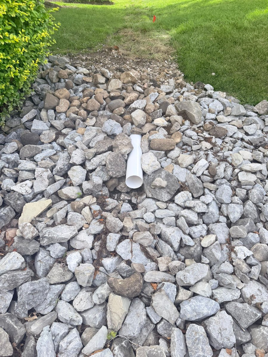 IndianaCCS's tweet photo. Another french drain installed! Looks beautiful! #drainagesolutions https://t.co/ud5rOXYVz2