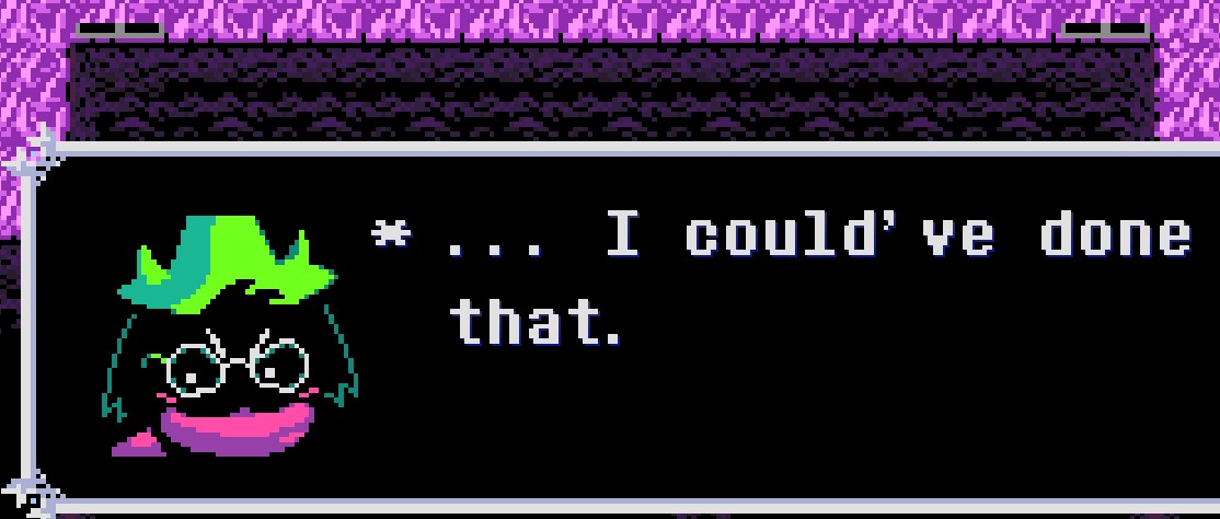 fruttymoment's tweet photo. DELTARUNE SPOILERS THINGY

oh he was MADDDD HE WAS SOOOOO MAADDD AHAHAHAHAAA HE IS PIISSEEDD OOFF https://t.co/MbF3RVQRq7