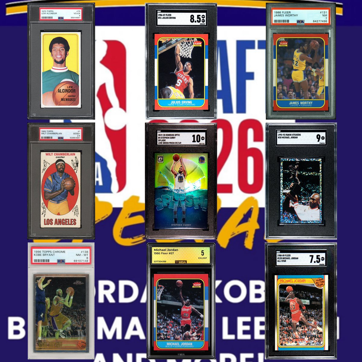 legacycardz777's tweet photo. EBAY LIVE AUCTION starts TONIGHT @7pm CST! HUGE BASKETBALL AUCTION π
Link: https://t.co/o8SS9ohLL4
We are auctioning off these GRAILS starting at $1! Dm us if you have any questions @ebay
#vintage #vintagecards #fy #tradingcards #ebayauction https://t.co/YYuJSslFlX