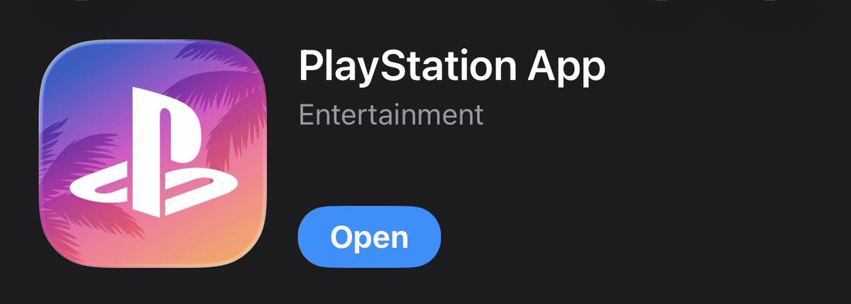 tomwarren's tweet photo. PlayStation app or GTA 6 app? https://t.co/RnAx9OnUUi