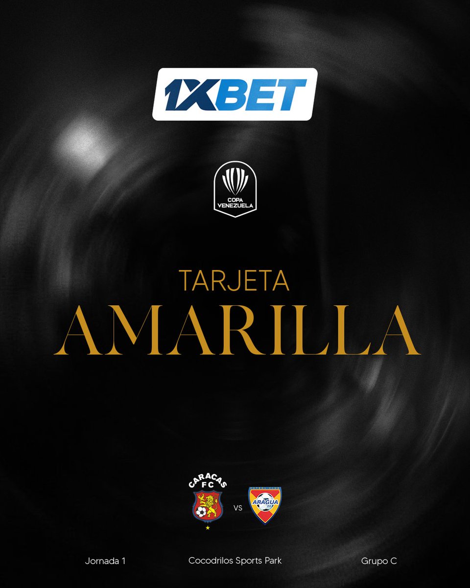 Caracas_FC's tweet photo. #CopaVenezuela | Grupo C | J1 | @Caracas_FC 1-1 @AraguaFC | 90'+5 | Tarjeta amarilla para Michael Covea (CFC)

📺 https://t.co/zwvmwsUnvt 
📻 https://t.co/IAP1EHm0JX https://t.co/hS9Vj60CL5