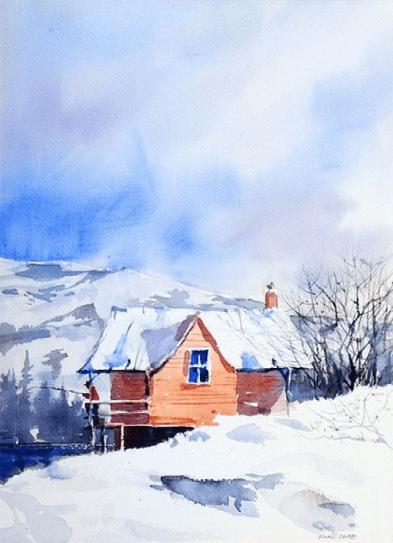 Rraman985451's tweet photo. Got 30 mins Dive into this mini watercolor sketching session—explore soft blues and gentle strokes, perfect for beating the midweek slump!  #ArtForAll https://t.co/mAXohenpD5