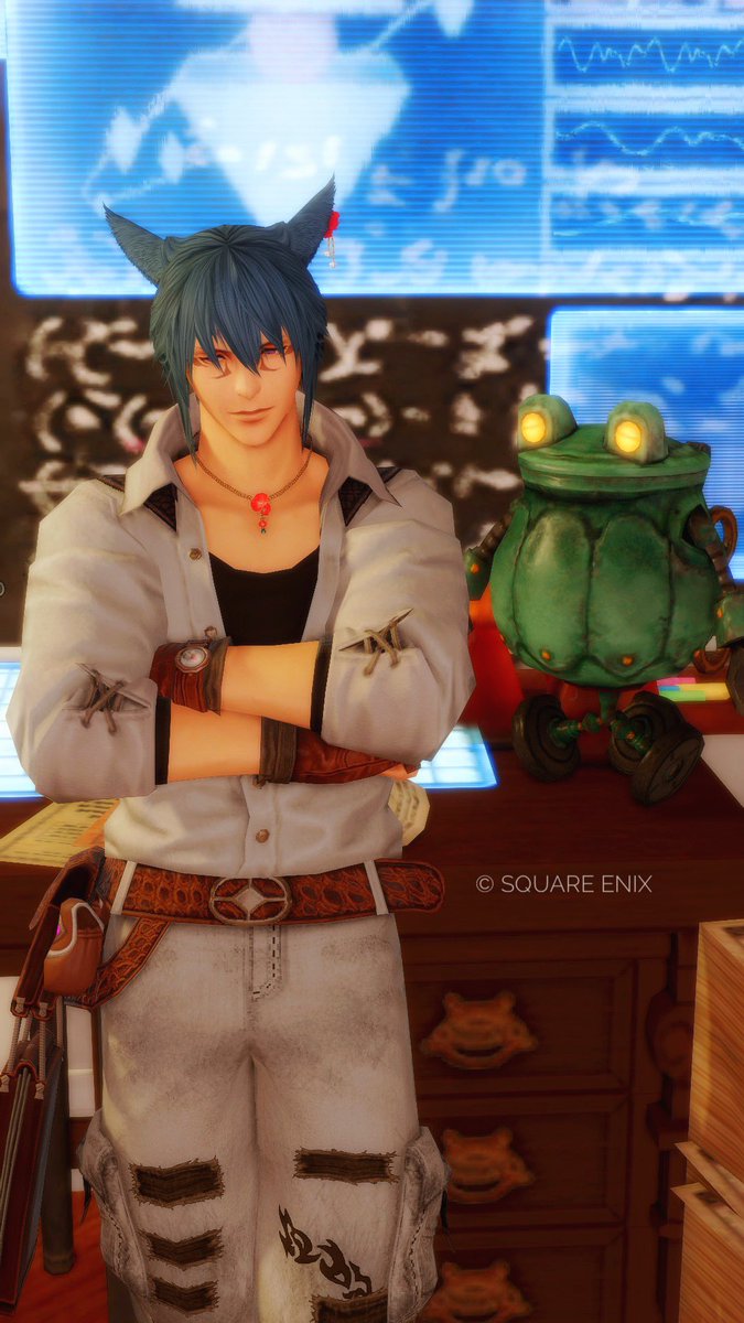 tenma_box's tweet photo. クラフターな部屋を作ったと聞いてすぐ行った！作業着はとてもいいものです☺️

#FF14SS #オスッテ #いとさんち https://t.co/Xoj7MRVPc4