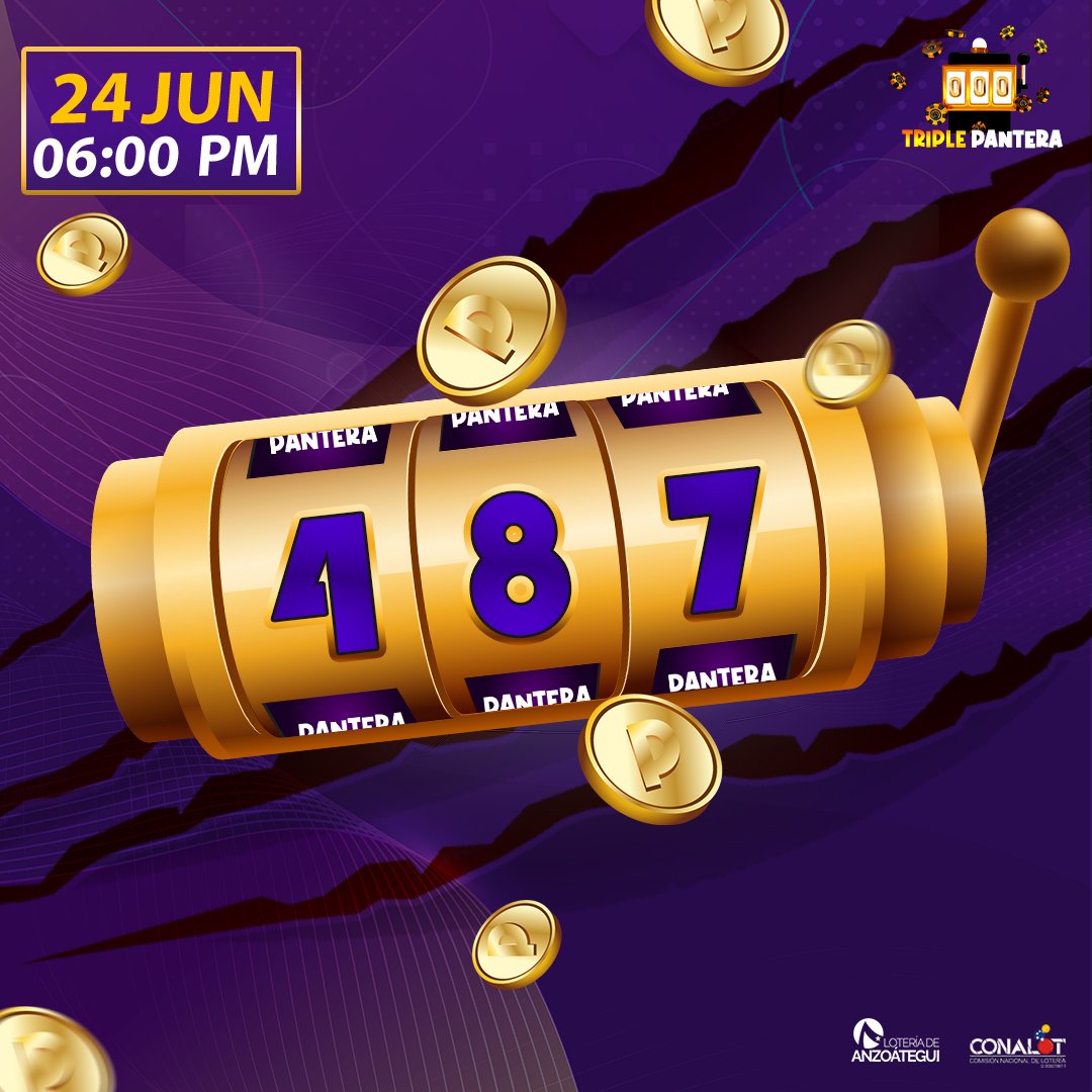 LottoPantera's tweet photo. ⚡ ¡Ya tenemos número! TRIPLE PANTERA
🎯 487
🕐 Sorteo de las 06:00 pm
#TriplePantera #Triple #LoteríaVzla #Resultados https://t.co/iYas4Qzg3g