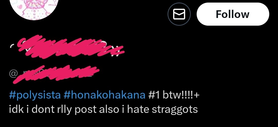 Nosferabbit_'s tweet photo. So a libtard can have "hate all straggots" in his bio, but i cant say the word ret3rd.

make it make sense @elonmusk https://t.co/UDltE5OaM0