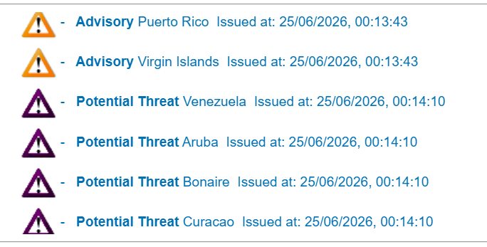 BNODesk's tweet photo. BREAKING: Pacific Tsunami Warning Center issues tsunami alert for Venezuela and nearby islands after 7.1 quake https://t.co/qigOuoIea6