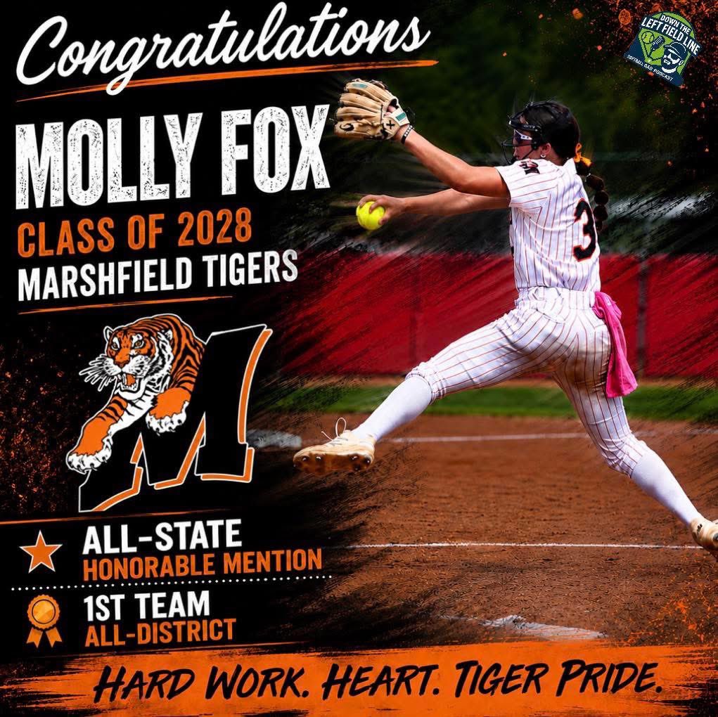 MollyFox224751's tweet photo. Honored to have been chosen as 1st Team All District and All-State Honorable Mention! Looking forward to High School ball next year! https://t.co/T4LJbLeAss