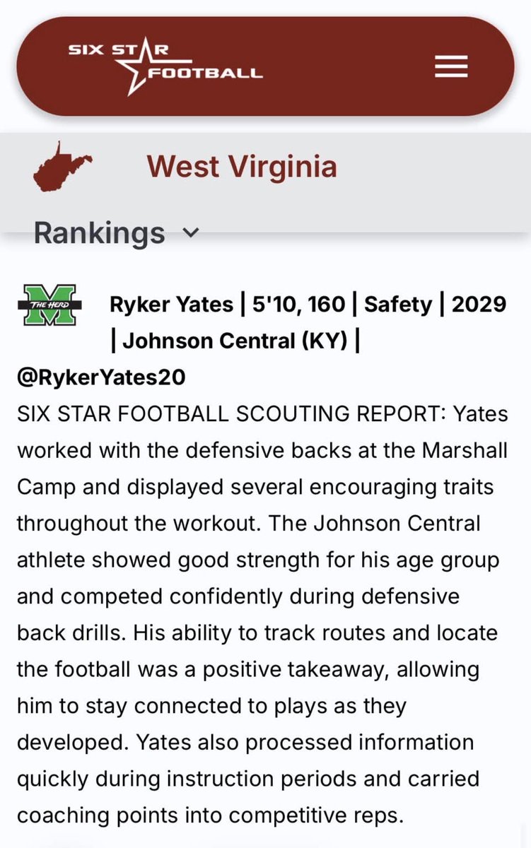 jcfootball2025's tweet photo. Congratulations to @Zane_Mullins56 and @RykerYates20 for showing out at previous camps !!!  
Keep working men !!!  
Go Eagles 🦅 
@DDSportsNetwork @LippertScouting @PrepRedzoneKY @KPGfootball @cleats2whistle @DakotaWaldridge https://t.co/v6muLeLHEY