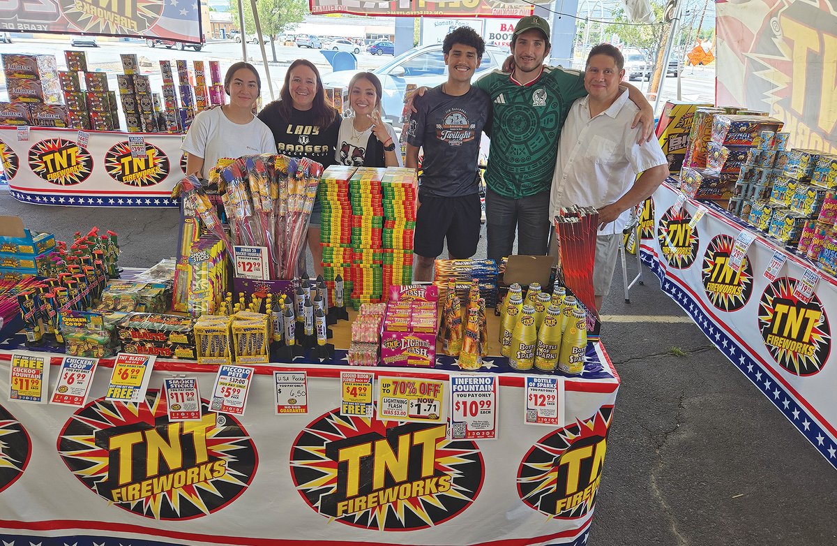 KlamathCC's tweet photo. KCC Badgers Athletics is manning a TNT Fireworks stand for the next two weeks to raise money for the men's and women's soccer teams. Come support the teams. The stand is just west of Harbor Freight parking lot off South Sixth Street. It is open 9 a.m. to 9 p.m. Soccer, golf and basketball teams are sharing the workload manning the booth. Show your 4th of July spirit and support the teams. Please share with others.