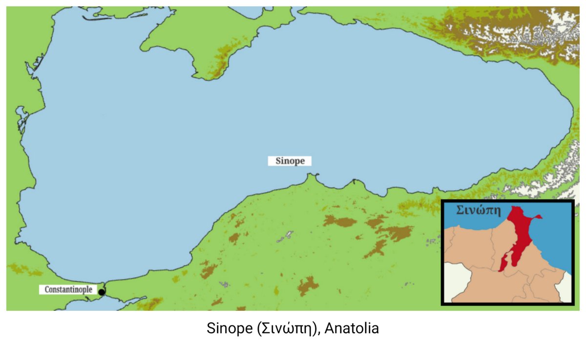 365RomanDays's tweet photo. #Rom365, June 24, 1254, #Trebizond emperor Manuel I Megas Komnenos recaptured #Sinope from Turk occupation, the main event of his reign.  Succeeded by one of his sons, Andronikos II, whose main event was losing Sinope to the Turks again, permanently, up to present day. https://t.co/SML1iJVfRQ