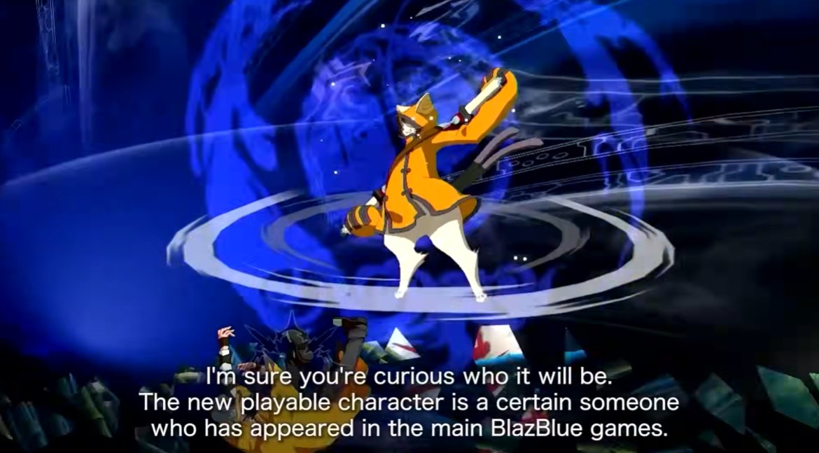 FGAnniversaries's tweet photo. The upcoming new playable character for BlazBlue: Central Fiction is a character that has previously appeared in the mainline BlazBlue games. https://t.co/PL5wmGAxqq
