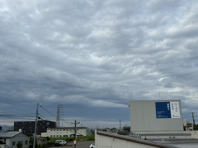 Ab6WeAfpMD8d508's tweet photo. おはようございます。今朝の #三条市 は曇り☁

台風接近で災害級の大雨の恐れ！
警報が出ている地域の方は気をつけて下さい💦

新潟も梅雨入りしていますが
雨は思っているより降っていません
油断せず防災に心がけます

今日も一日頑張りましょう。
#新卒27 #印刷 #シール https://t.co/ZPUBDbDtJf