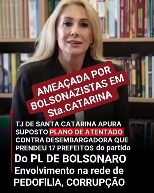DilmaResiste's tweet photo. A investigação apura ameaças contra a desembargadora Cinthia Bittencourt Schaefer, relatora da Operação Mensageiro. O suposto plano teria sido mencionado por um dos investigados presos dentro do sist prisional
Siga nosso novo Instagram, que a Meta derrubou https://t.co/BLLoJkqDru https://t.co/QheYRas835