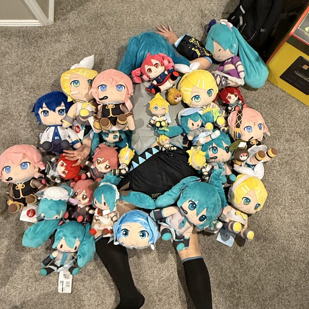idontsonoria's tweet photo. THANK YOU! Round1 💜✨🥖 39 ~ Plushie Haul 🔥

#miku #hatsunemiku #funny #plushie #vocaloid https://t.co/g81miZ7v8j