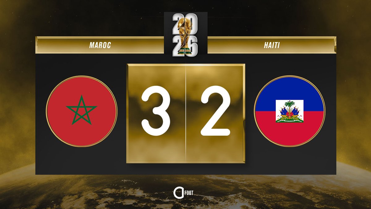 ActuFoot_'s tweet photo. ⚽️ BUUUUUUUUUUTT DE RAHIMI !!!

LES LIONS DE L'ATLAS PRENNENT L'AVANTAGE POUR LA PREMIÈRE FOIS DU MATCH !!!

MAROC 🇲🇦  3-2  🇭🇹 HAÏTI https://t.co/g80XleIoIn
