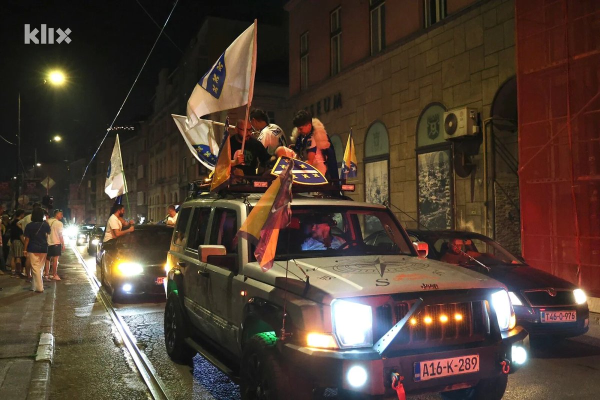 BosnianHistory's tweet photo. Sarajevo tonight 🇧🇦⚜️ https://t.co/vMYzcCP27Q