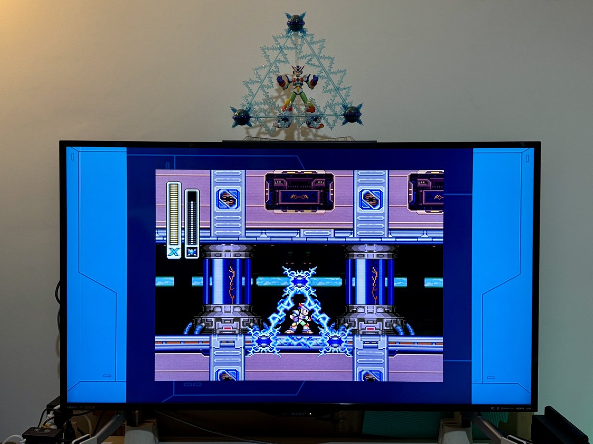 whisperfrommoon's tweet photo. Triad Thunder #RockmanX3 https://t.co/Trc6puUN1Z