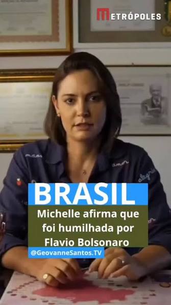 BrasilPost13's tweet photo. Michele Bolsonaro posta vídeo e diz ter sido maltratada e humilhada por Flávio: "Me tratou pior que uma Cachorra".

É eleitor, se o vagabundo rachador tratou a Michelle pior que uma Cachorra, imagina como esse Patife vai tratar as mães, irmãs, e as esposas de vocês ...   🤮    👇 https://t.co/R4RR8F9zCB