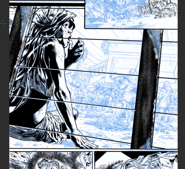 underdoginker's tweet photo. preview de tintas de starfire en los lapices de paulo siqueira https://t.co/exMtC2aYl8