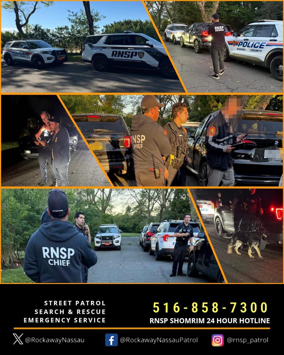 RockawayNassau's tweet photo. RNSP (Rockaway Nassau Shomrim) Post-Midnight Patrol units assisted @NassauCountyPD with locating and recovering a stolen vehicle, which resulted in it being returned to its rightful owner.

Working with #LawEnforcement to keep the entire #community safe and protect your assets, #ItsWhatWeDo.

#CrimePrevention Tip:
To avoid being the victim of 🚗  break-ins and/or auto-theft, be sure to secure your vehicles by keeping your windows closed and doors locked. Take in all valuables or keep them out of sight. Never leave any 🔑s or 🔑-fobs in your vehicle.