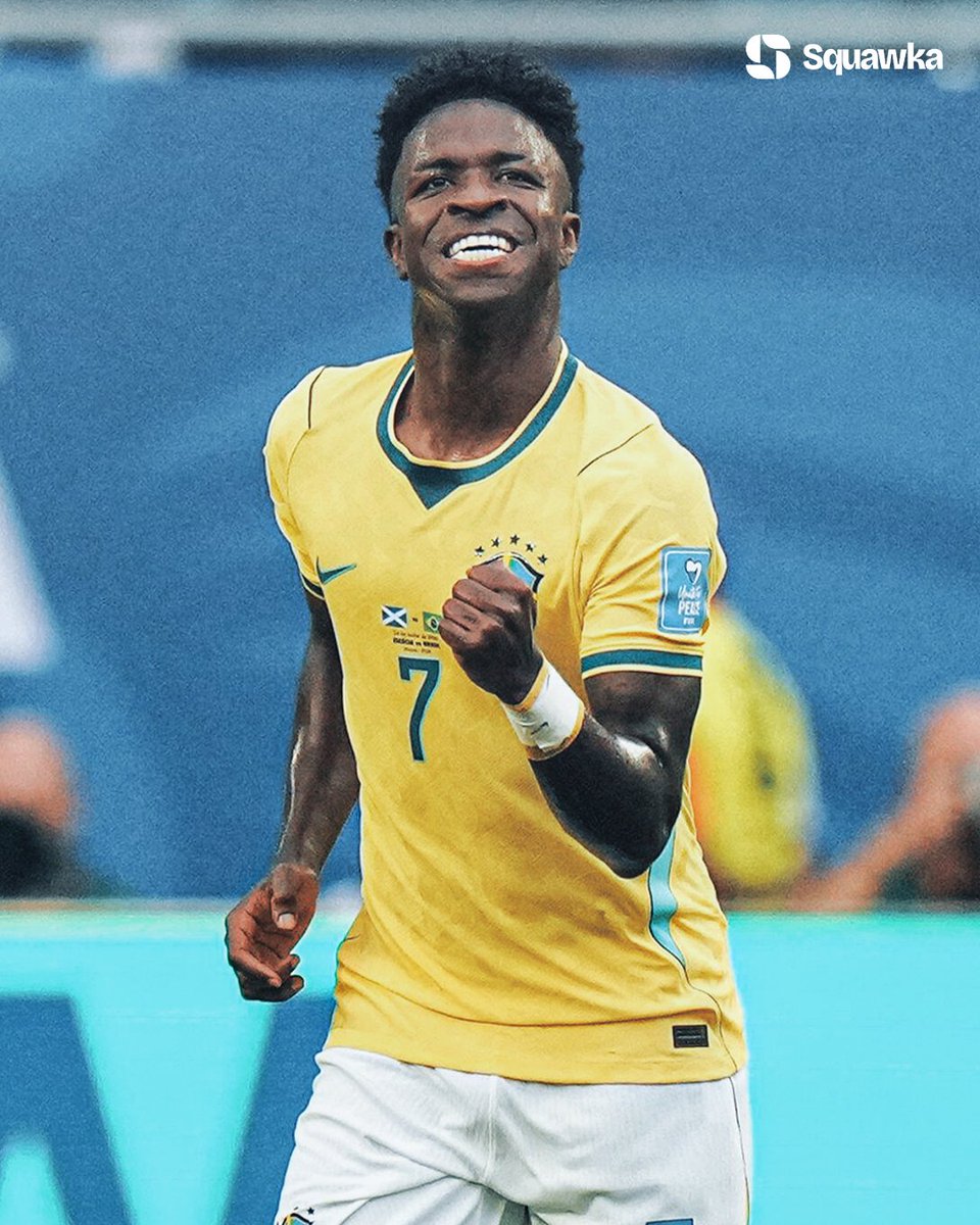 Squawka's tweet photo. Vinicius Jr has now been involved in more World Cup goals (8) than he has games played (7).

Unreal. 💫🇧🇷 https://t.co/ygHuuXiARL