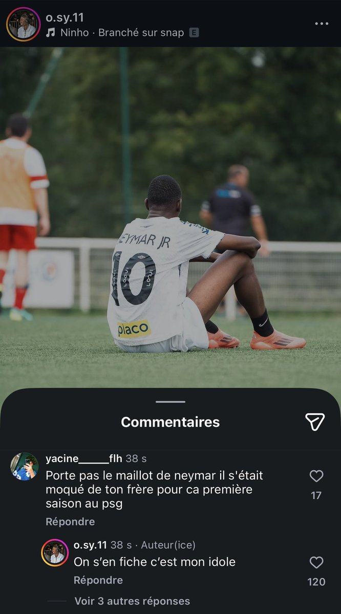 Inside_NJR's tweet photo. Dite vous qu’il est à fond sur Neymar juste à cause d’un commentaire contre Dembele, pendant ce temps le petit frère de dembouz lui-même…. https://t.co/gBUwCQgUQU