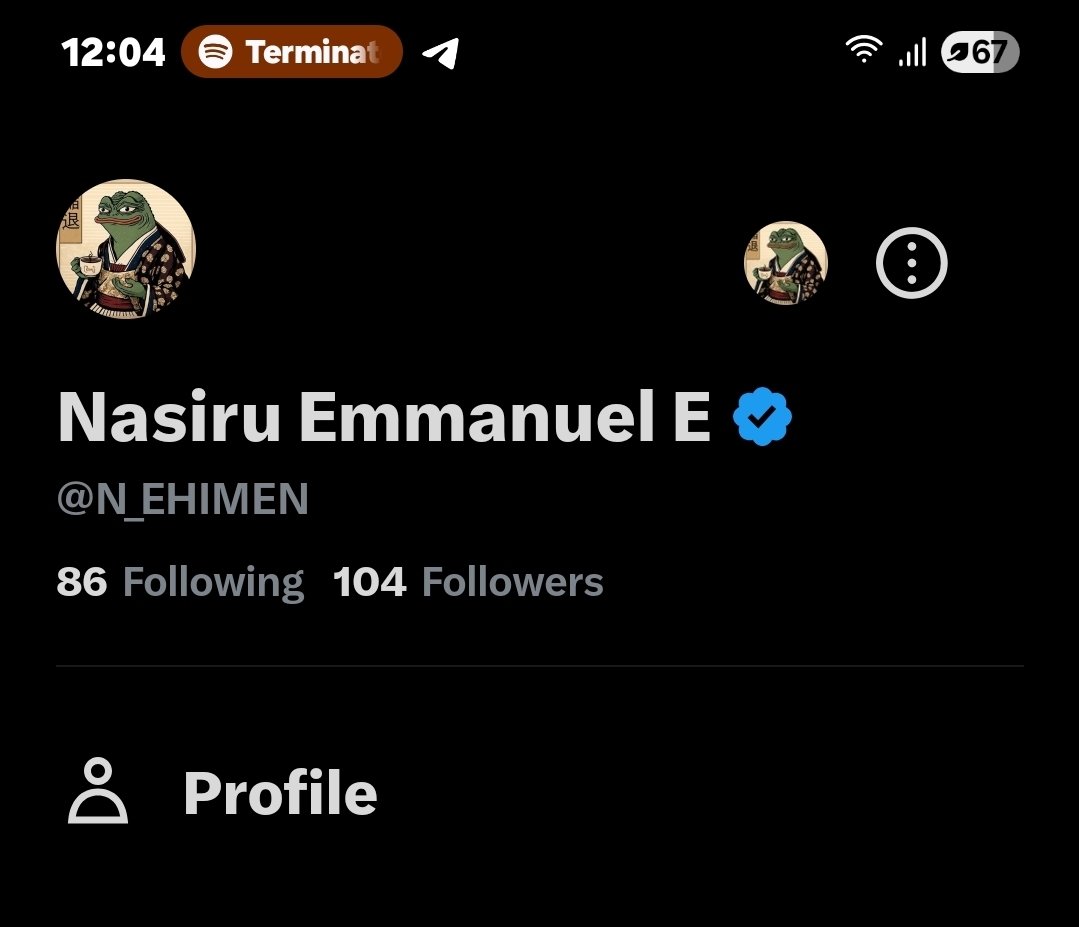 N_EHIMEN's tweet photo. 104💥🥳🎉
Thanks guys #all #algorithm 
I didn't expect this much 😳 it's really massive much love ❤️ https://t.co/NYbc0fJE6E