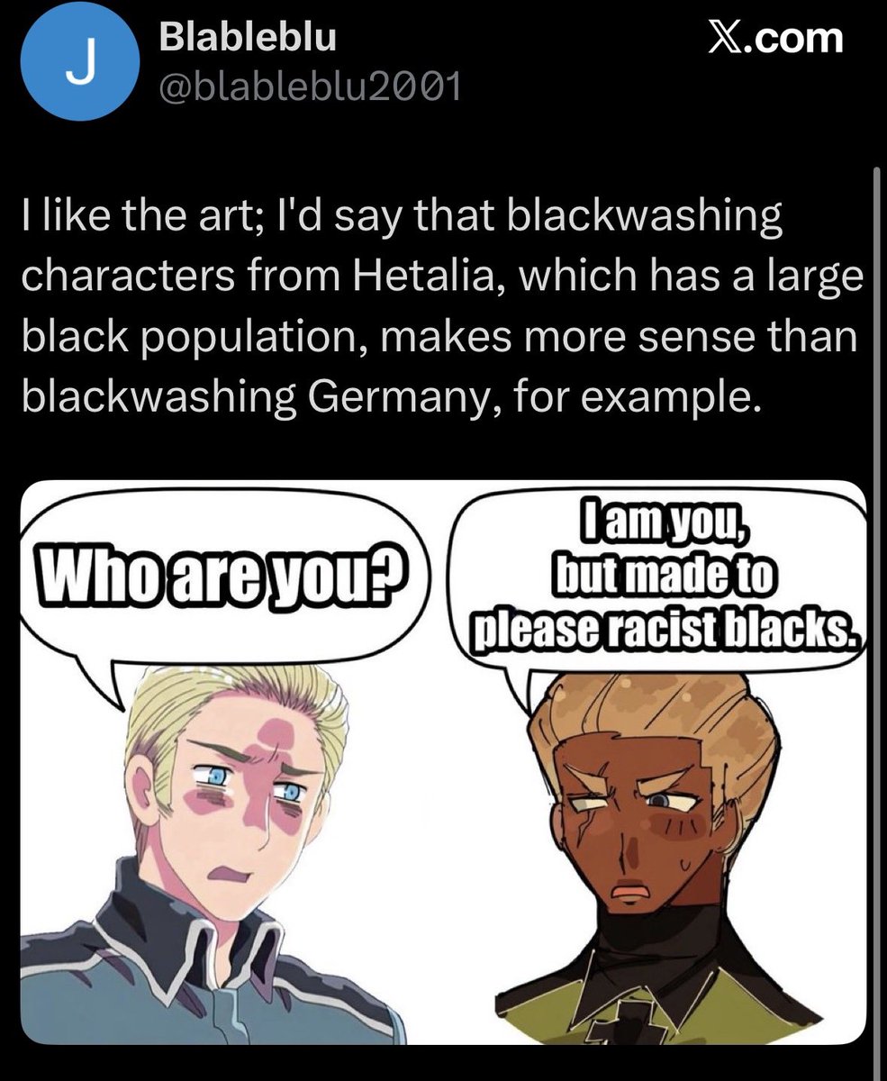 cianoshu's tweet photo. wait until he finds out about afro-germans https://t.co/inmFbfSyyI