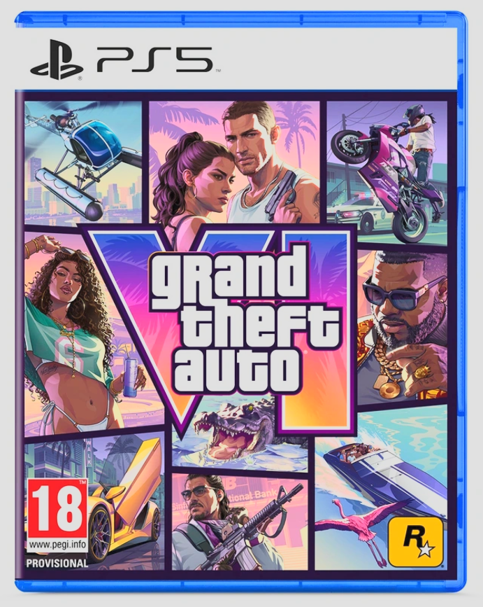 DexDiLuca's tweet photo. GTA VI box art on Xbox and PlayStation.. the Xbox design makes it look so much worse. https://t.co/UsT6JpLuVm